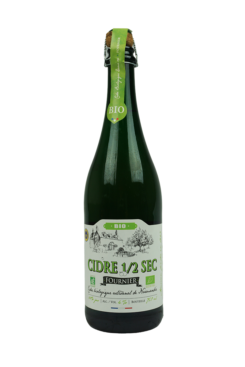 Cidre Bouché demi-sec Fournier Bio